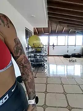 Alison_fitness — Masturbating with My tits 