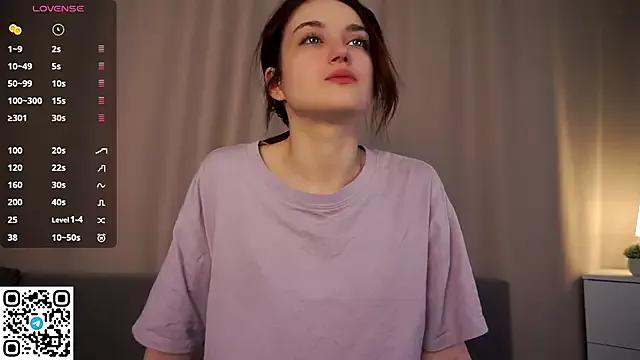 KarinAstol — A sensual show with oil on cute tits